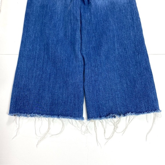 MADEWELL Wide Leg Crop High Rise Jeans in Frida Wash Size 24 Style G1612 - Picture 7 of 9